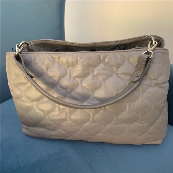 Lisa Conte grey genuine leather shoulder/crossbody bag - Picture 7 of 8